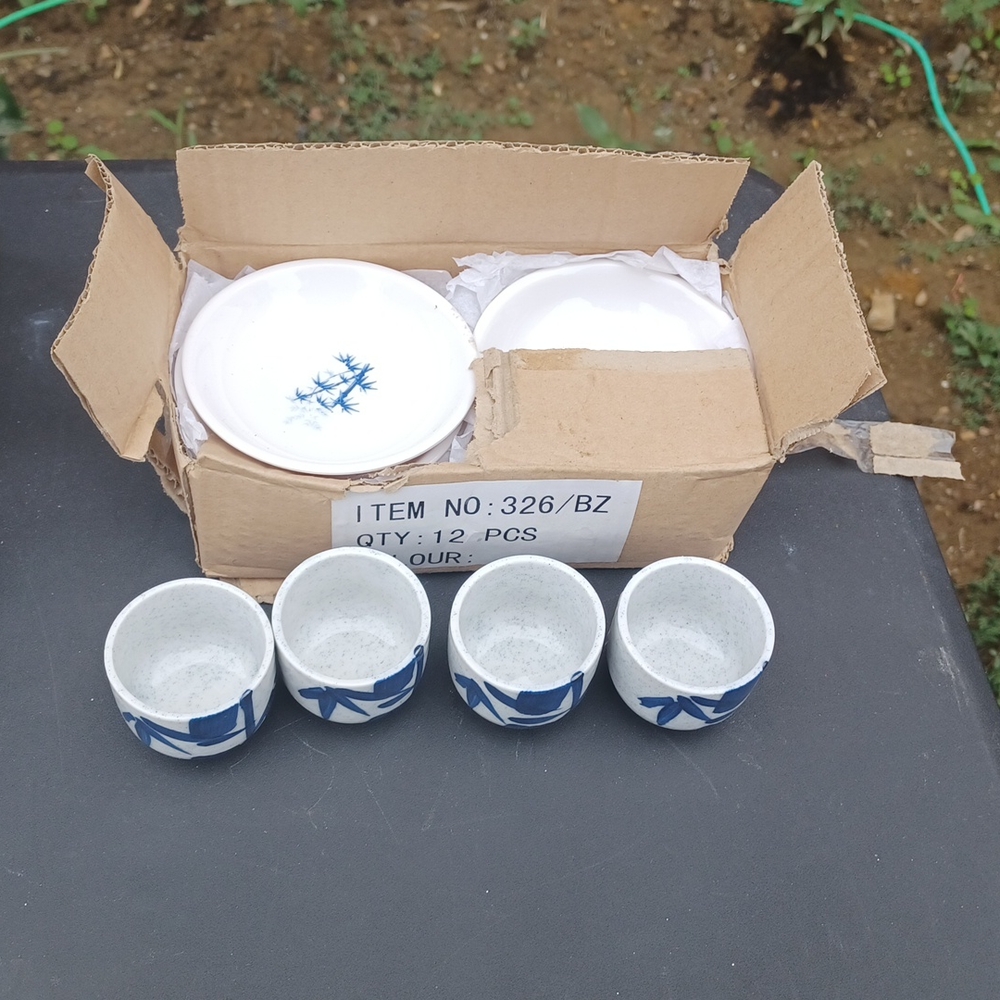 Set of Japanese sake cups